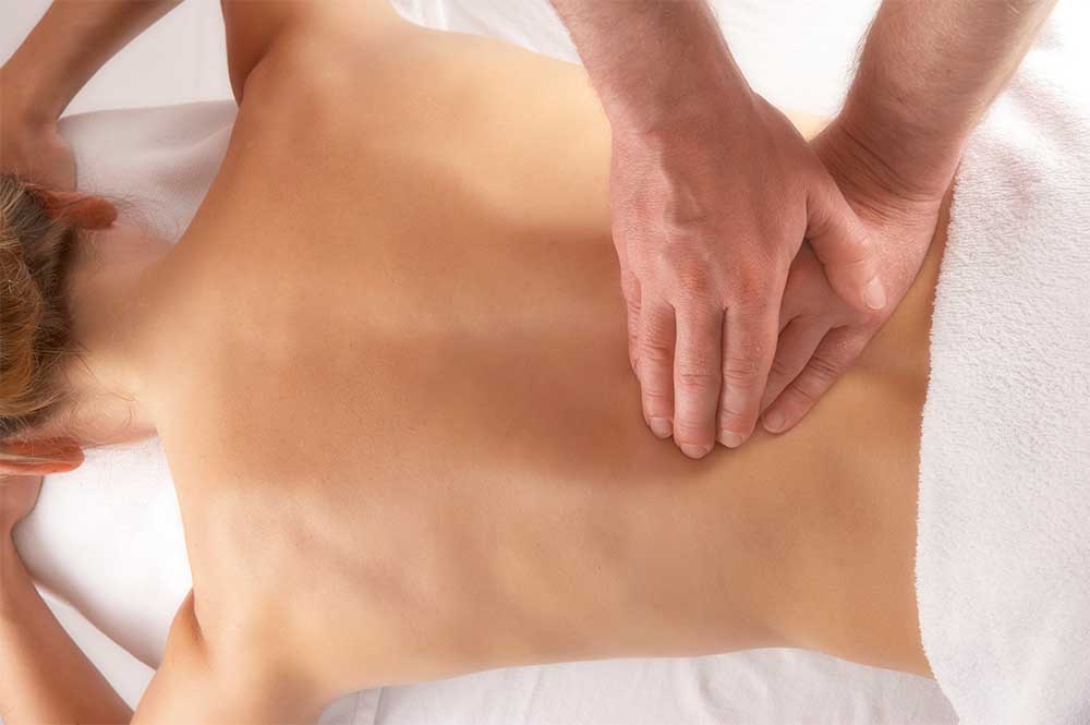 Person som får massage